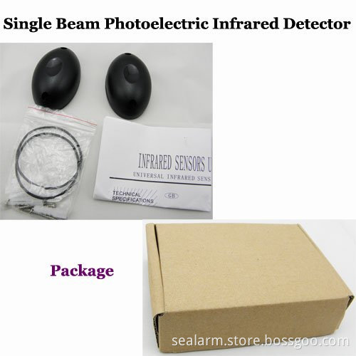 Security Alarm One beams infrared detector,Single beam infrared shooting,RF Boundary Beams detector,IR beams detector